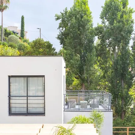 Modern Super-cannes Heated Pool, Parking, Clim, 7 Min To Cannes Vallauris