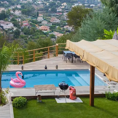 Modern Super-cannes Heated Pool, Parking, Clim, 7 Min To Cannes Villa *